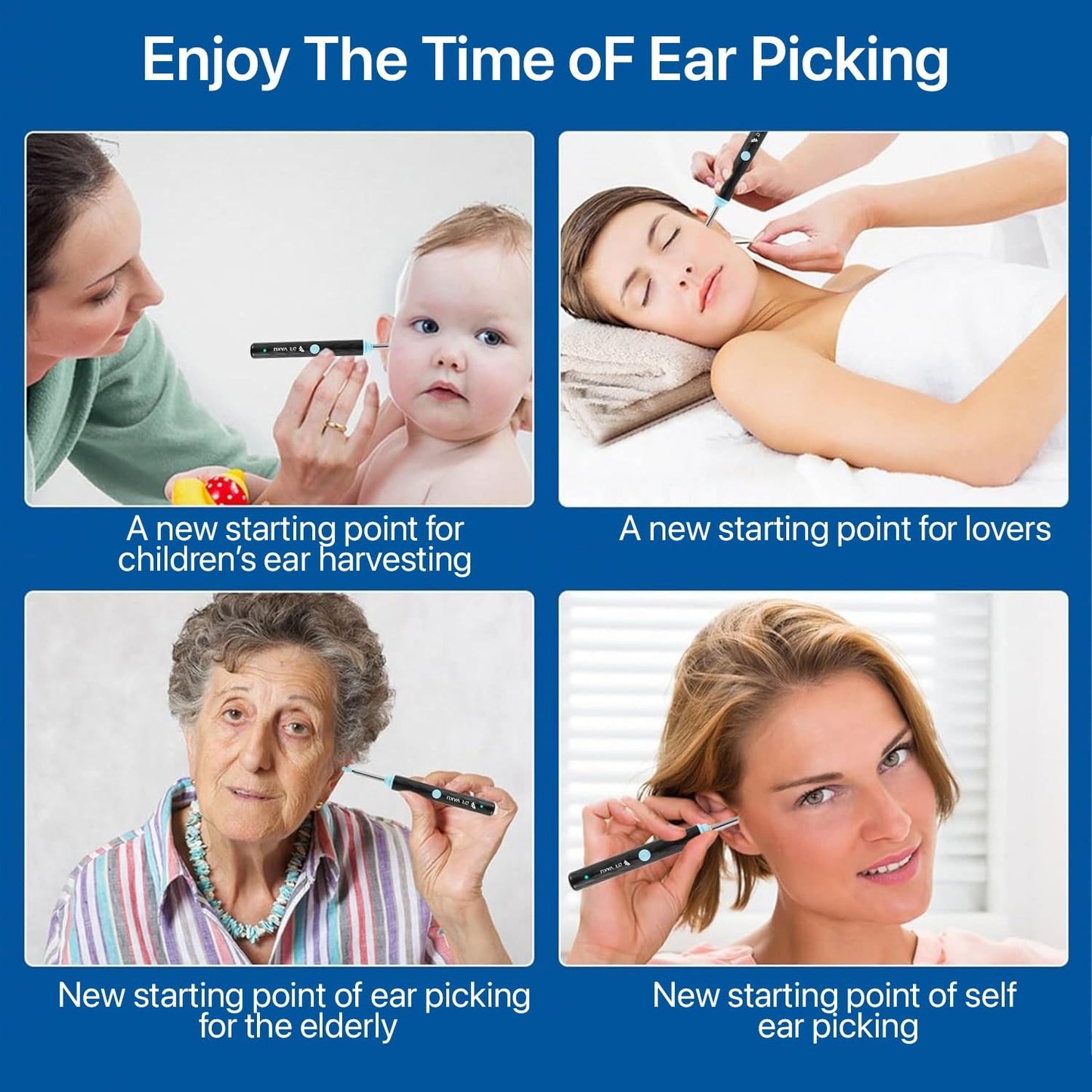 Smart Ear Camera Cleaner – Wireless HD Ear Wax Removal Kit
